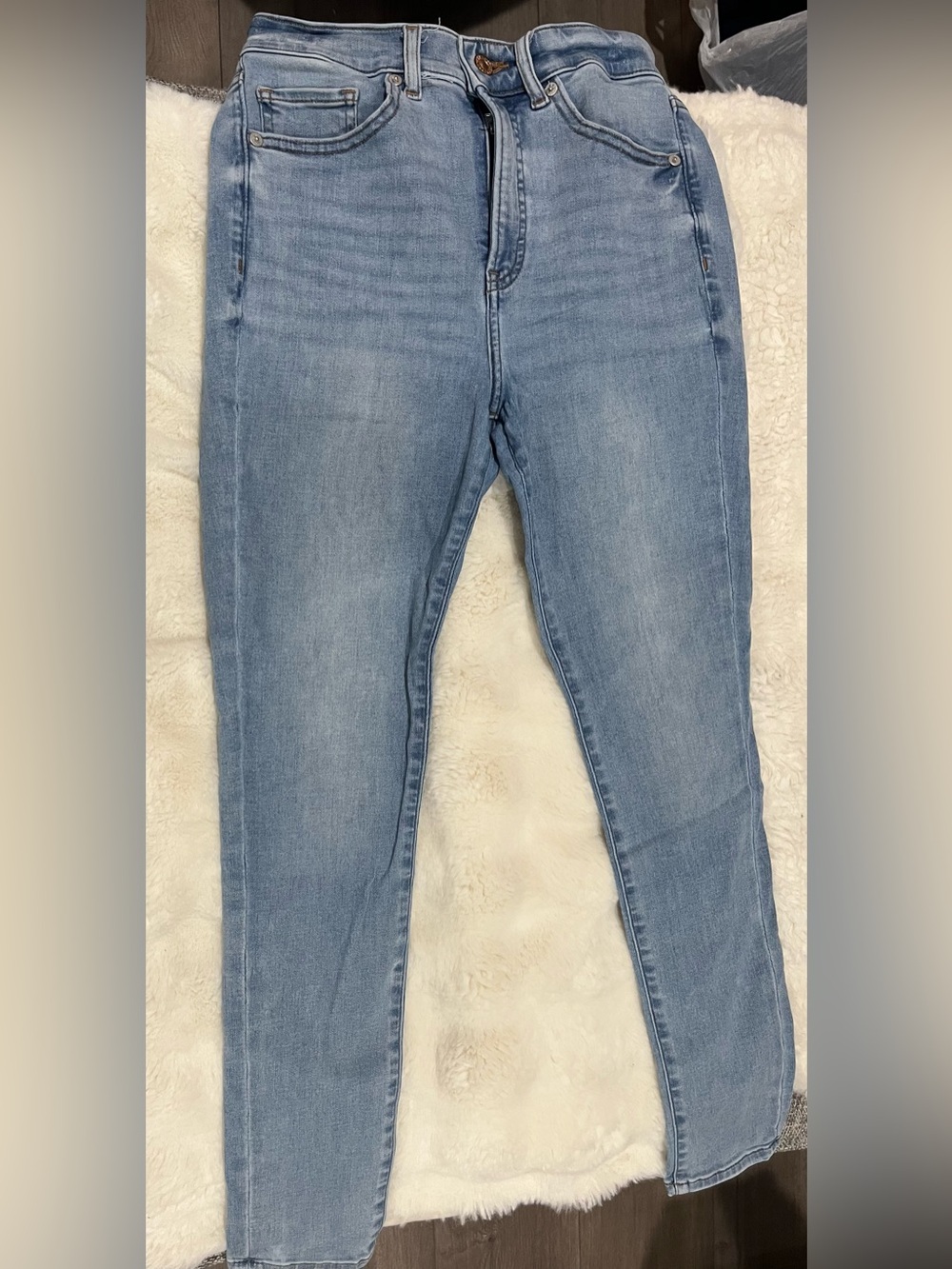 Express Light Blue Women's Skinny Jeans